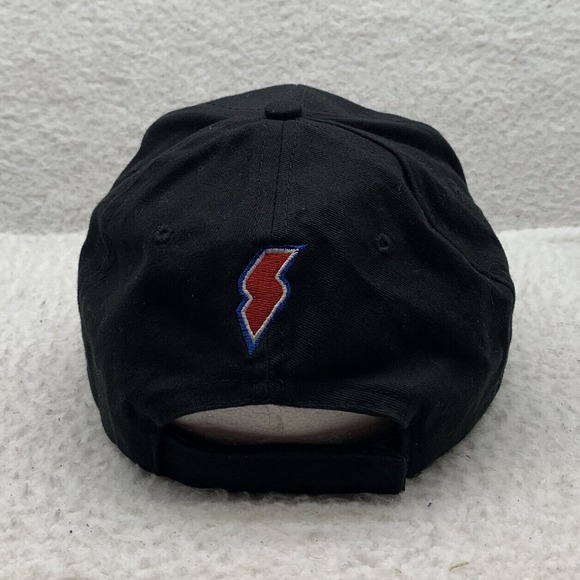 Summit Racing Baseball Hat Mens Hook Loop OSFM Black Red American Flag Dad Cap - Picture 3 of 6